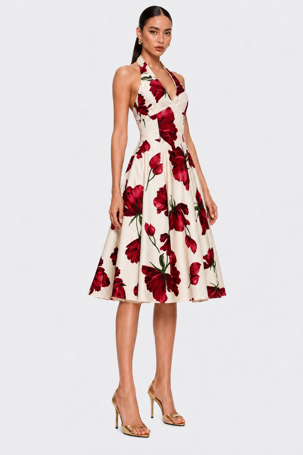 Floral Halter Midi