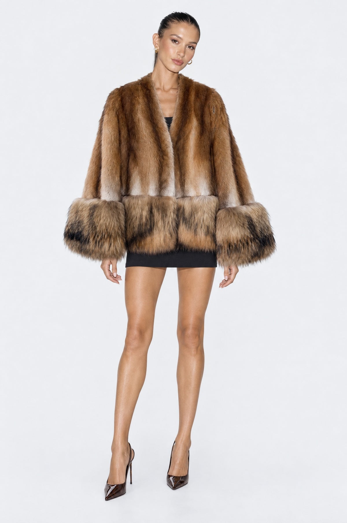 Mink Fur Mini Coat