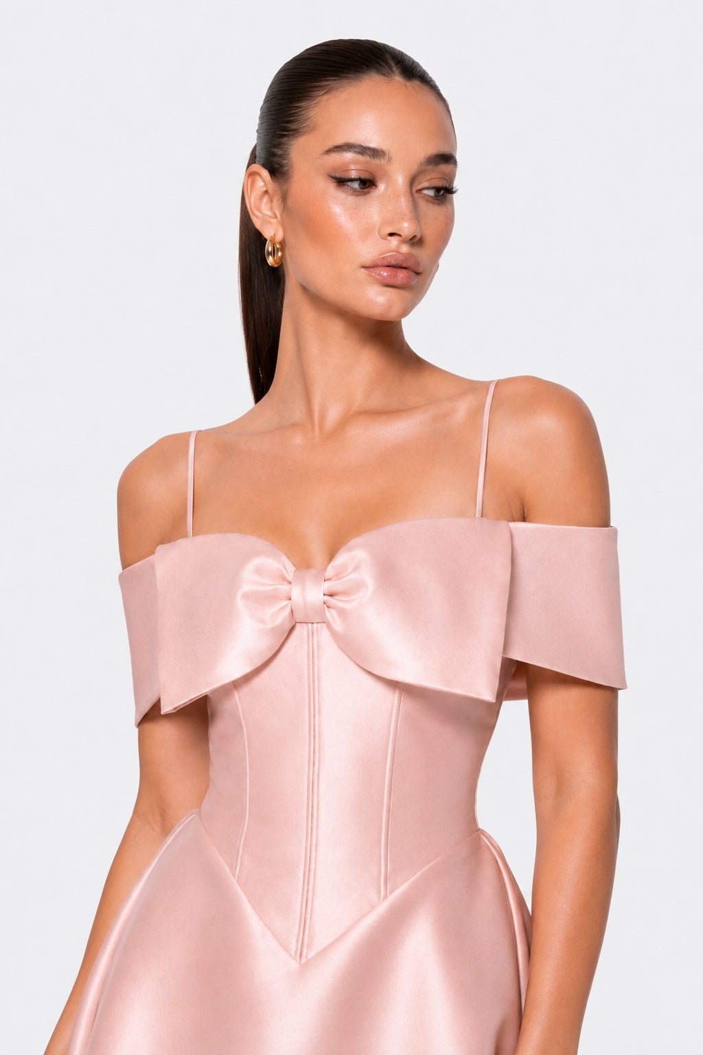 Pink Bow Mini Dress – MINÈVRE
