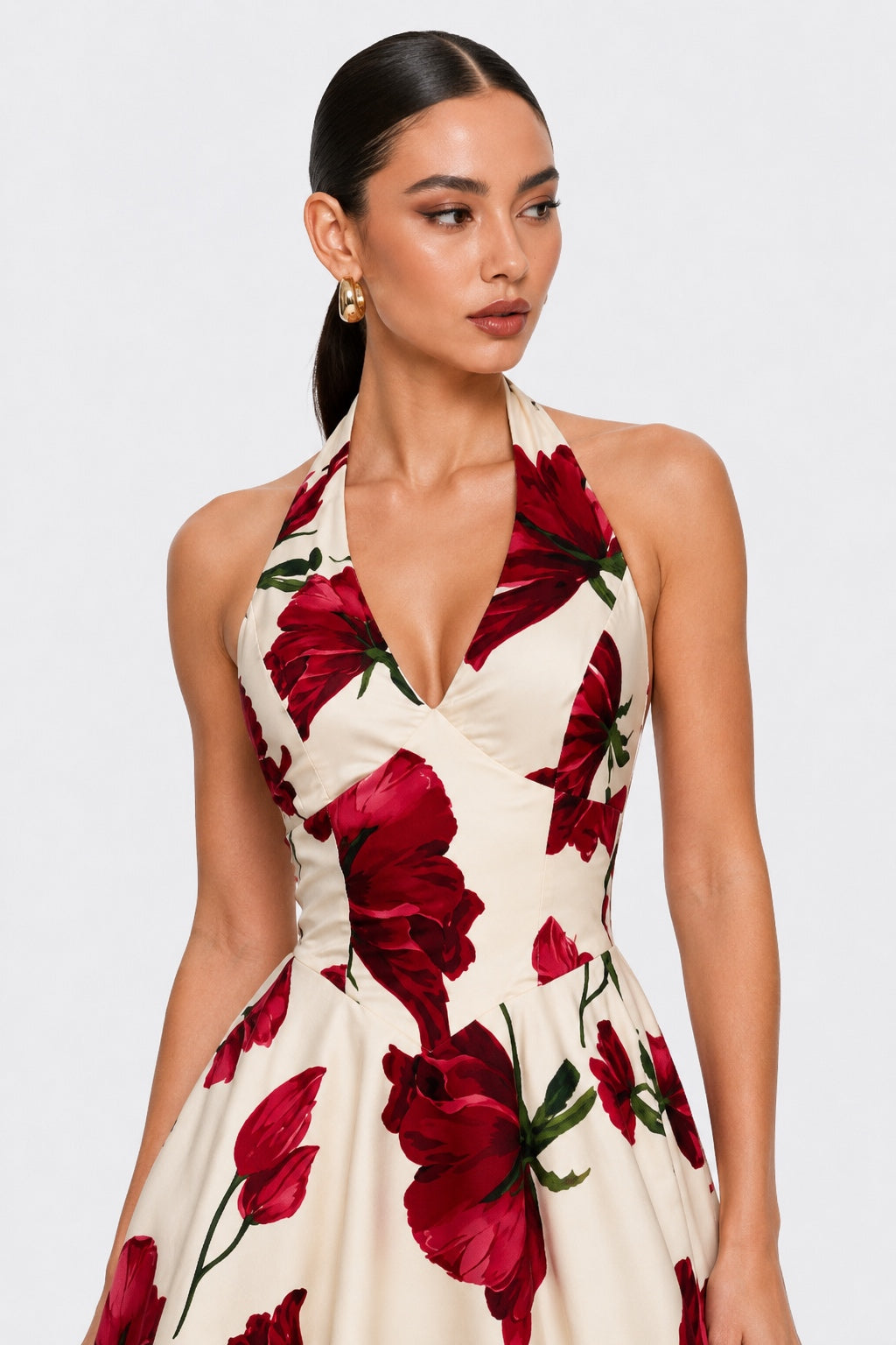 Floral Halter Midi